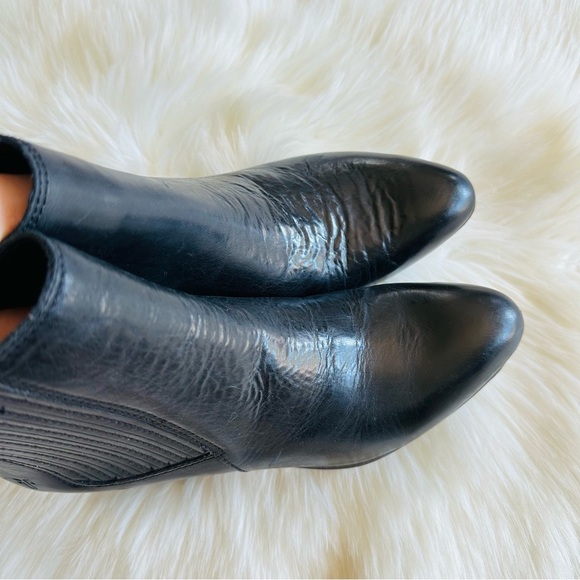 New Frye Sandra Black Leather Boots 7.5 - Picture 3 of 9